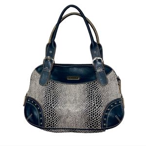 Sharif women’s bag snake embossed studded bag